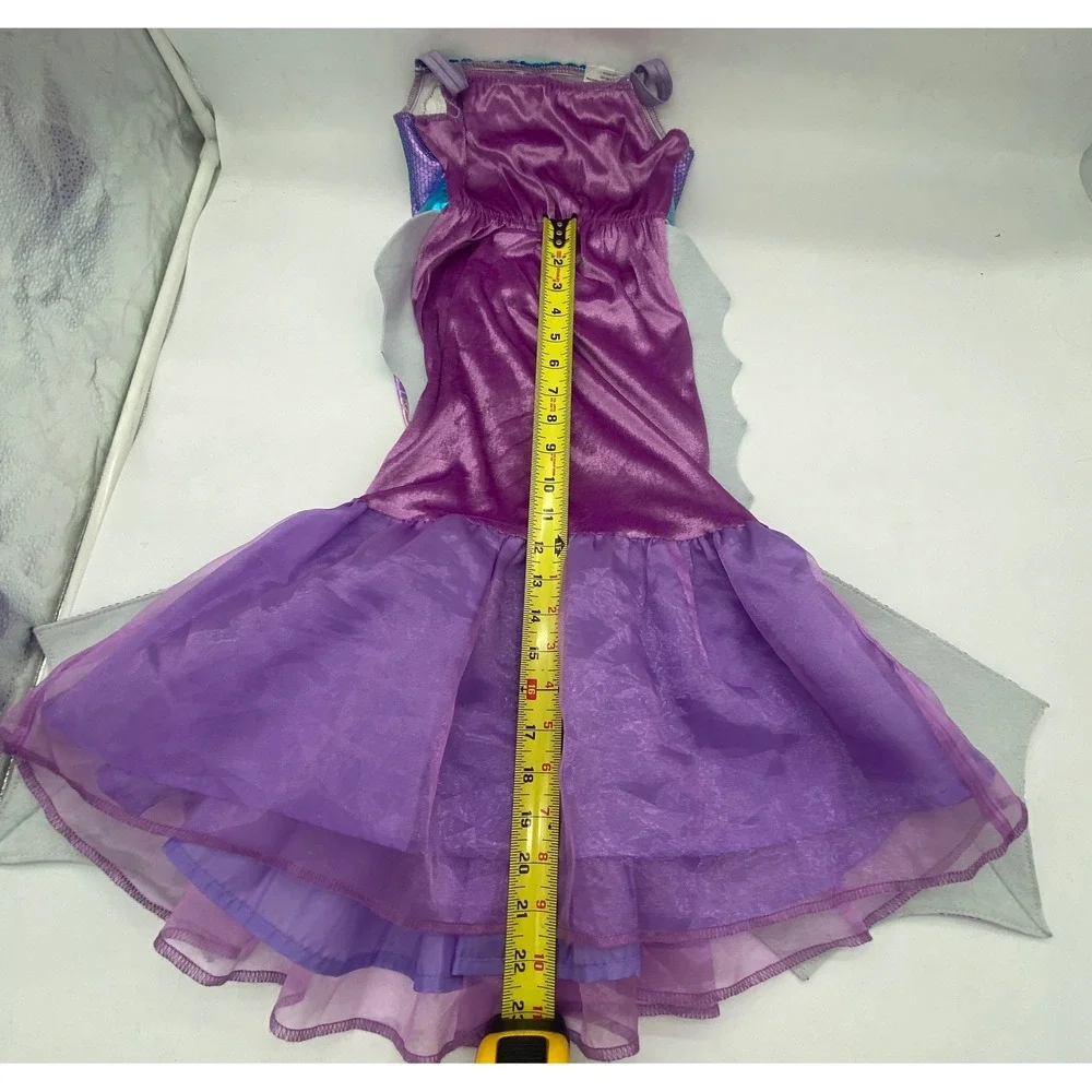 Teetot & Co Mermaid Princess Costume Dress Purple Turquoise Kids Size 3-4